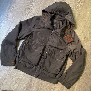 Kolon Sport FW12 Men’s Down Hooded Jacket w/ Detachable Pockets Size S